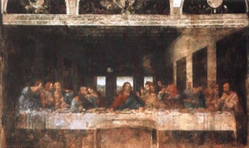 LEONARDO da Vinci The Last Supper Spain oil painting art